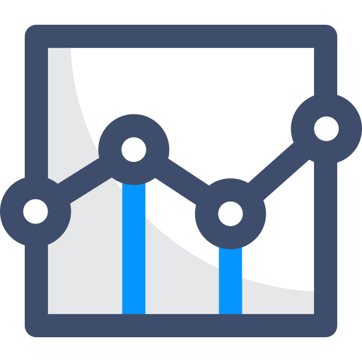 statistiques SBTS2018 Blue Icône