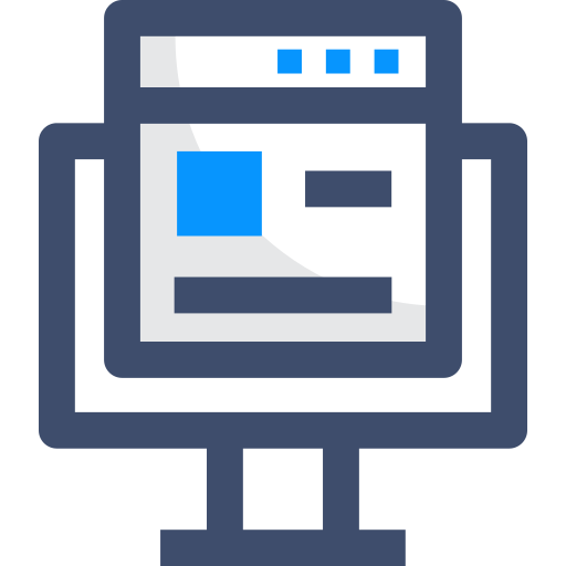 웹 페이지 SBTS2018 Blue icon