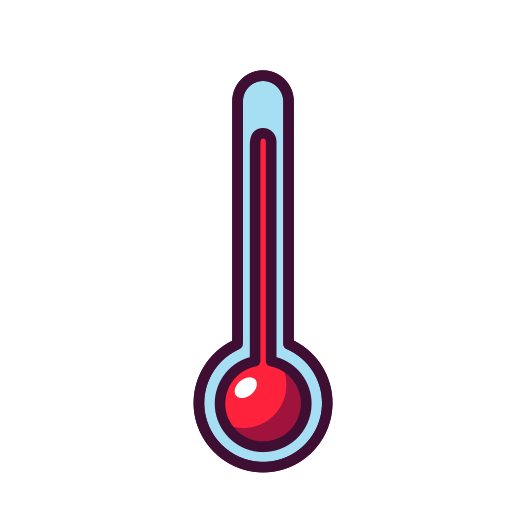 termômetro Generic Outline Color Ícone