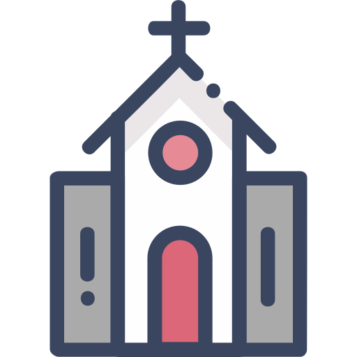 Church Generic Outline Color icon