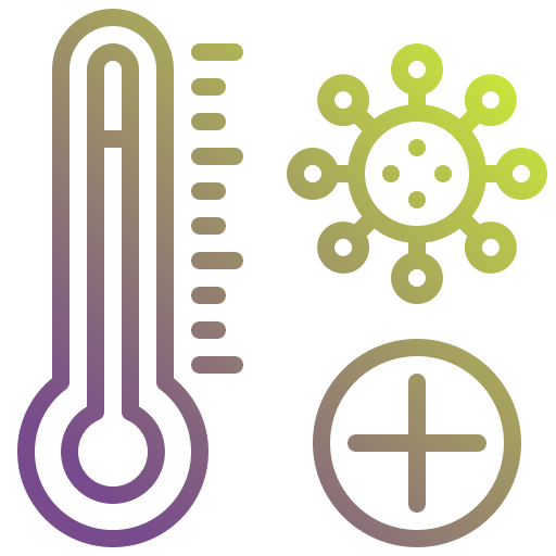 thermometer Toempong Gradient icon