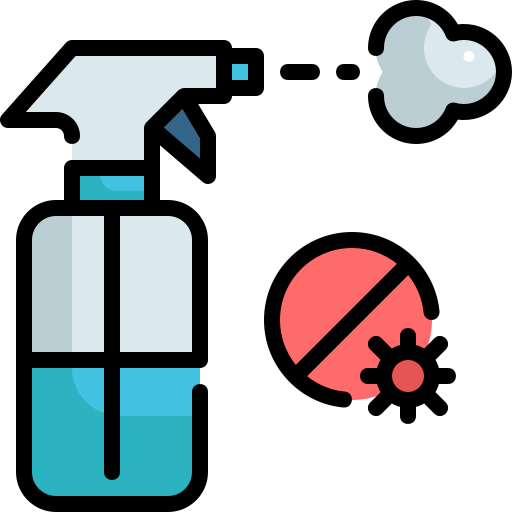 desinfectante Generic Outline Color icono