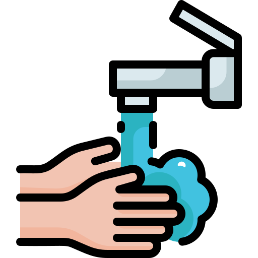 Washing hand Generic Outline Color icon