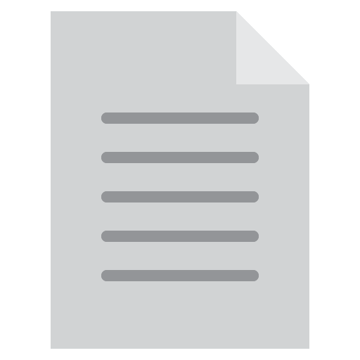 Document Toempong Flat icon