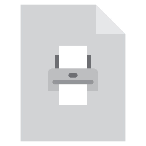 印刷する Toempong Flat icon