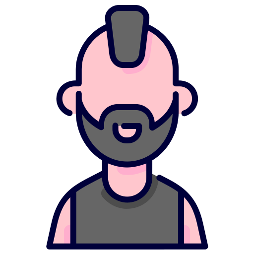 punk Generic Outline Color icon