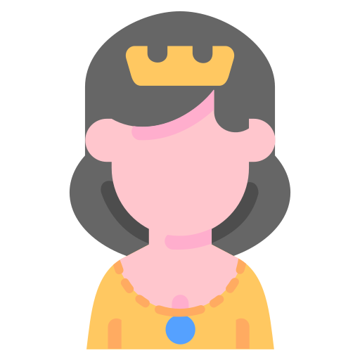 koningin Generic Flat icoon