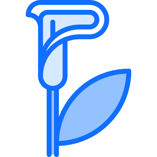 Калла Coloring Blue иконка