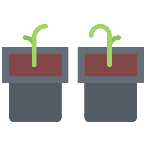 Sprouts Coloring Flat icon