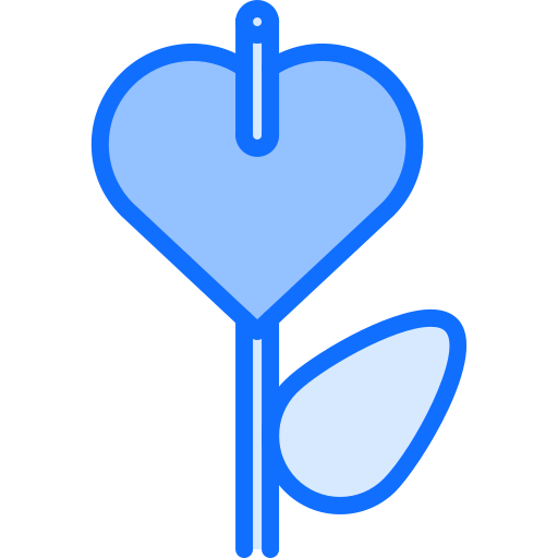 anthurium Coloring Blue icon