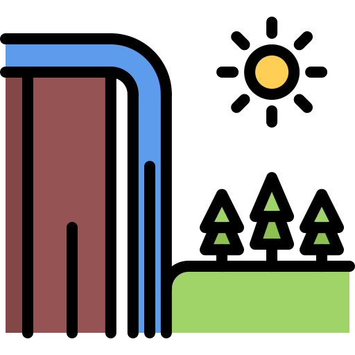 滝 Coloring Color icon