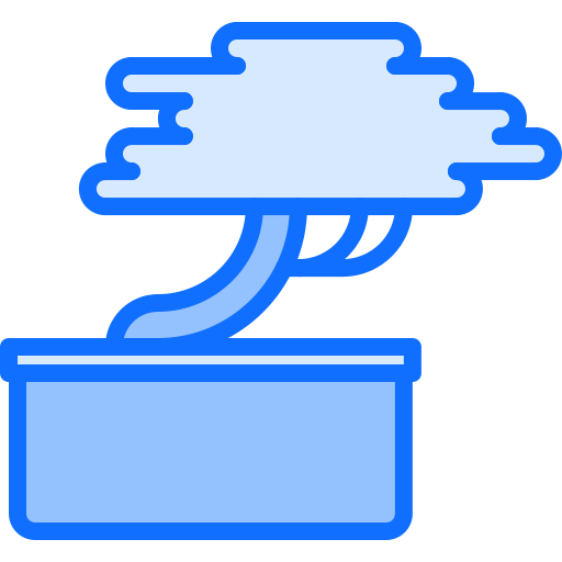 bonsai Coloring Blue icono
