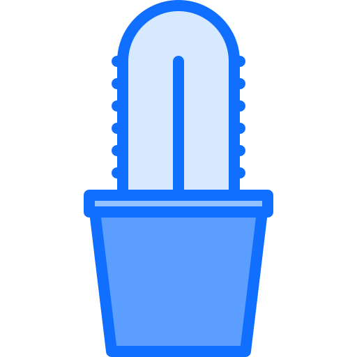 cactus Coloring Blue icona