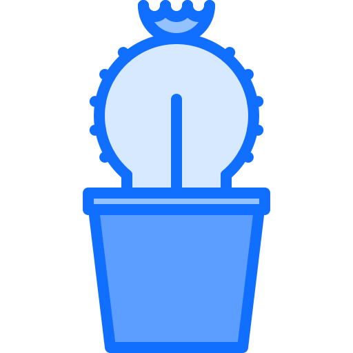 kaktus Coloring Blue ikona