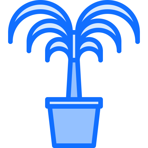 손바닥 Coloring Blue icon