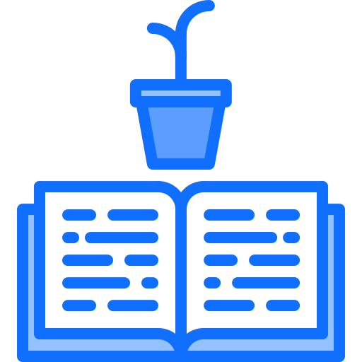 Book Coloring Blue icon
