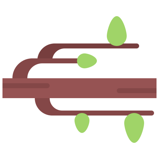 木 Coloring Flat icon