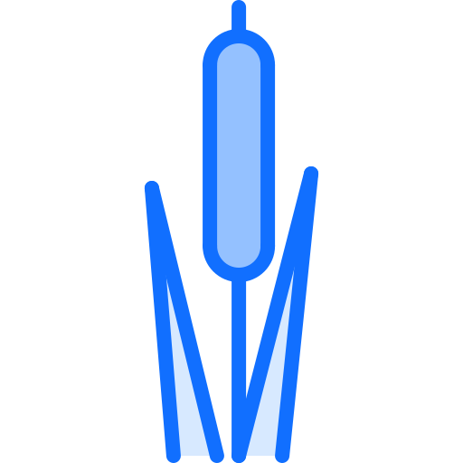 trzcina Coloring Blue ikona