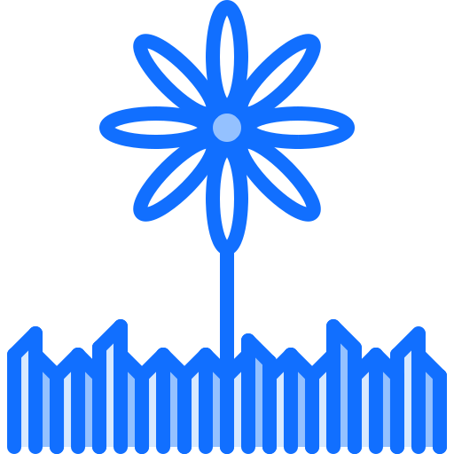 꽃 Coloring Blue icon