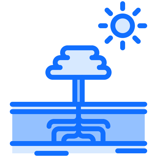 자연 Coloring Blue icon