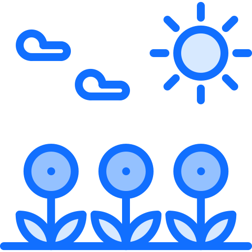 경치 Coloring Blue icon