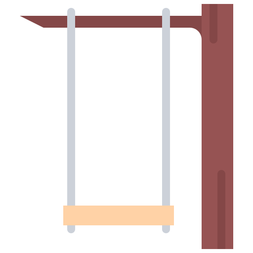 Swing Coloring Flat icon