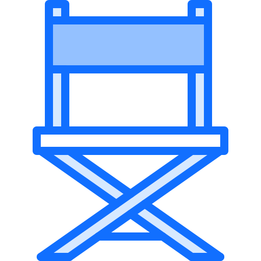 cadeira Coloring Blue Ícone