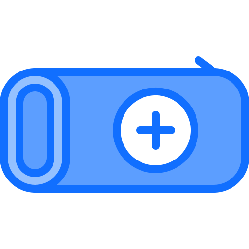 erste-hilfe-kasten Coloring Blue icon