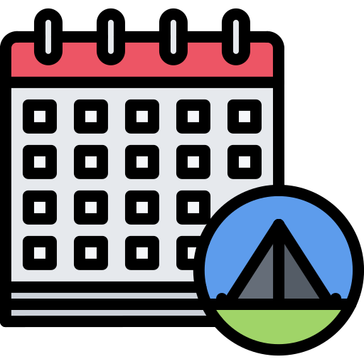 kalender Coloring Color icon
