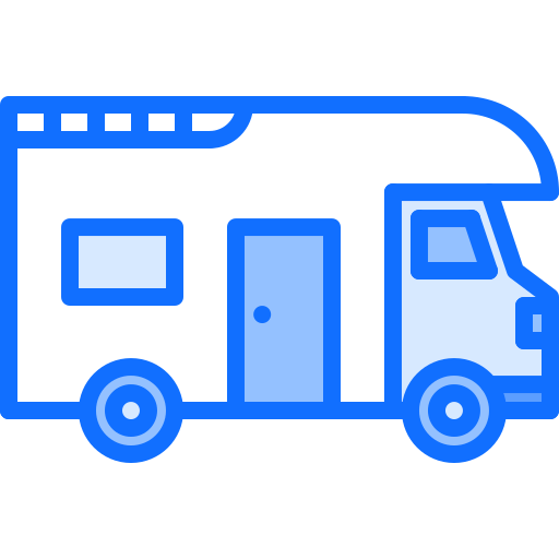 トラック Coloring Blue icon
