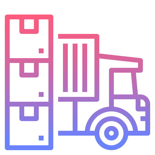 Delivery Nhor Phai Lineal Gradient icon