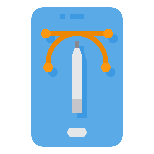 smartphone itim2101 Flat icono