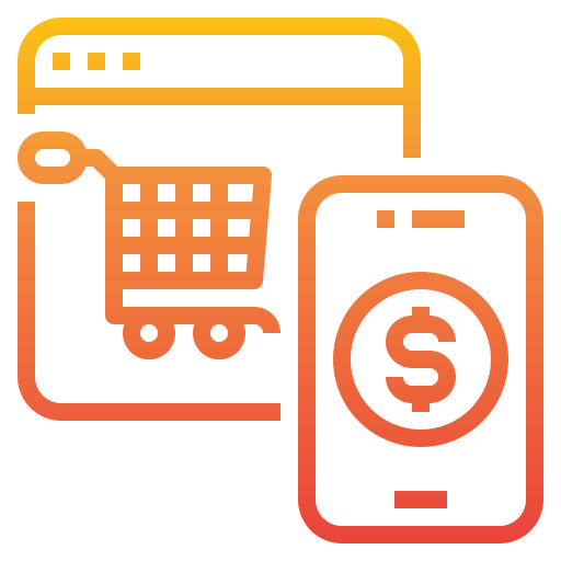 Online payment itim2101 Gradient icon