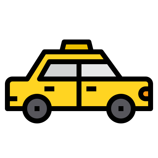 Taxi itim2101 Lineal Color icon