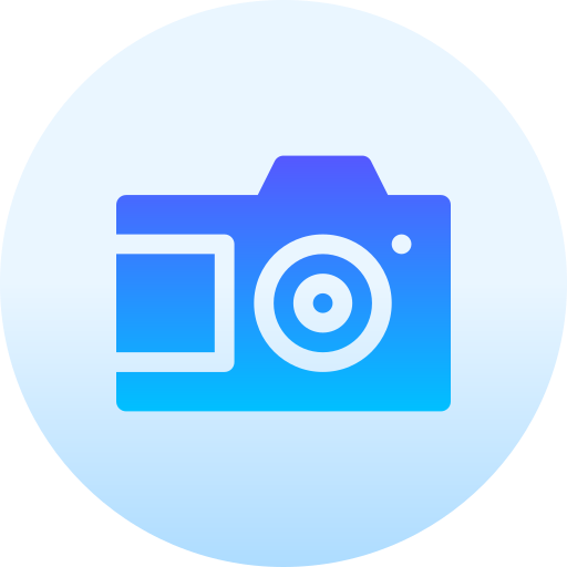 kamera Basic Gradient Circular ikona
