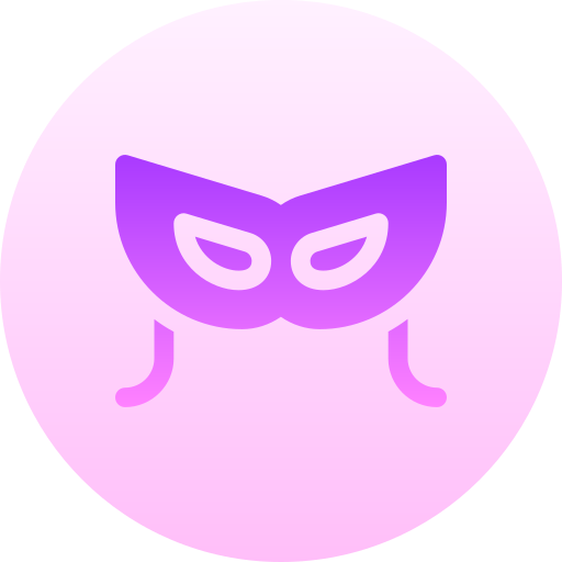 アイマスク Basic Gradient Circular icon