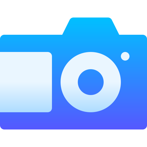 kamera Basic Gradient Gradient ikona