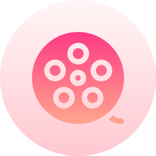filmrol Basic Gradient Circular icoon