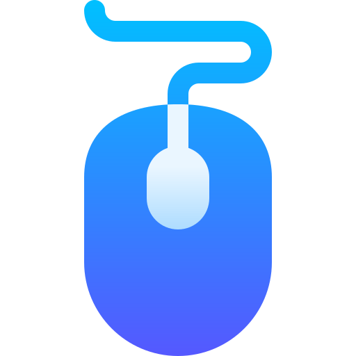 ratón de computadora Basic Gradient Gradient icono