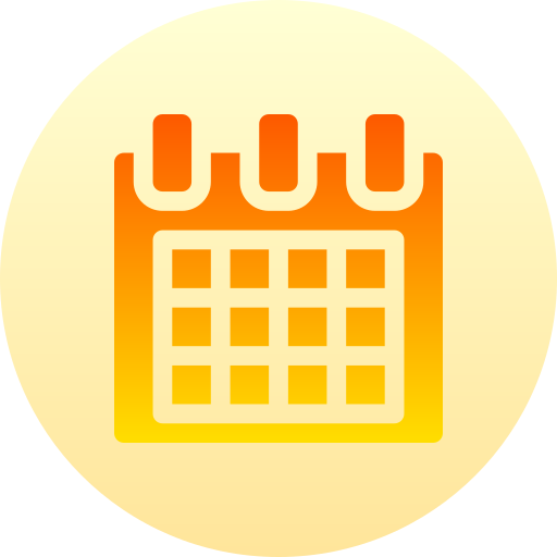 Календарь Basic Gradient Circular иконка
