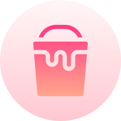 Paint bucket Basic Gradient Circular icon