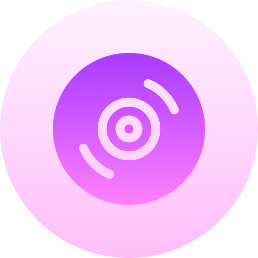 cd Basic Gradient Circular icoon