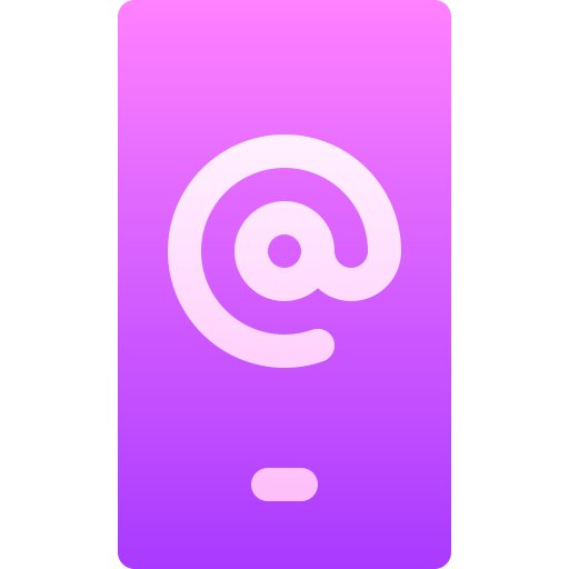 smartphone Basic Gradient Gradient icono