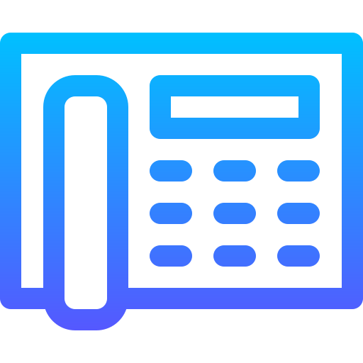 telefon Basic Gradient Lineal color icon