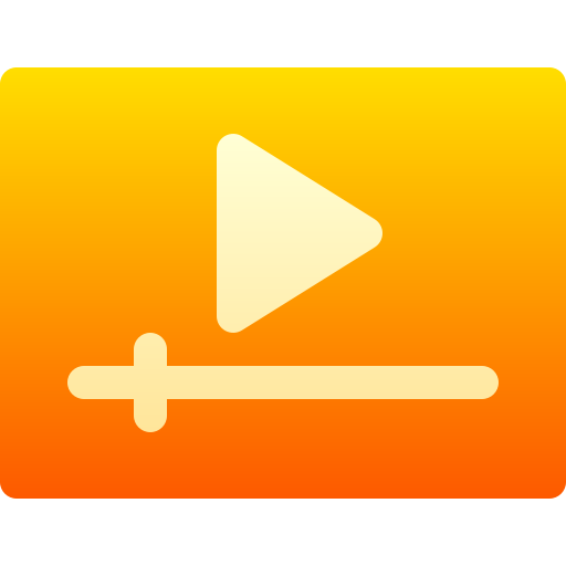 videoplayer Basic Gradient Gradient icon