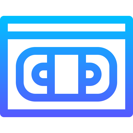 videoregistratore Basic Gradient Lineal color icona