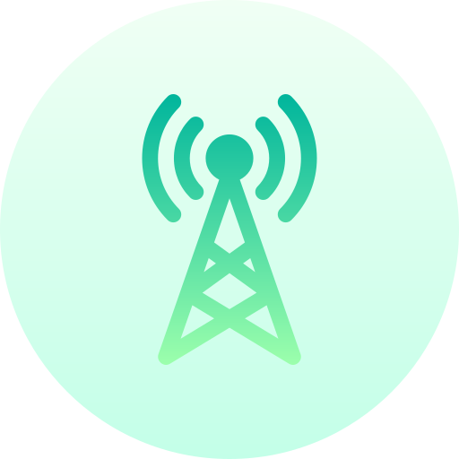 antena Basic Gradient Circular ikona