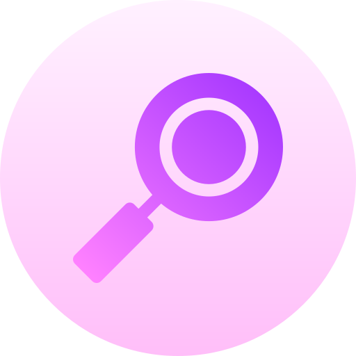 suchen Basic Gradient Circular icon