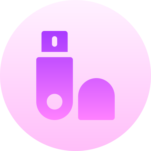 Usb Basic Gradient Circular icon