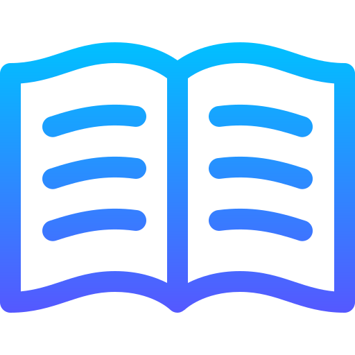 책 Basic Gradient Lineal color icon